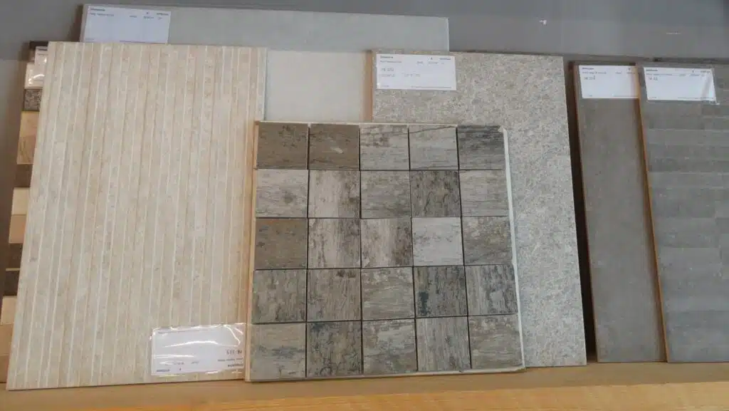 tegels in onze showroom