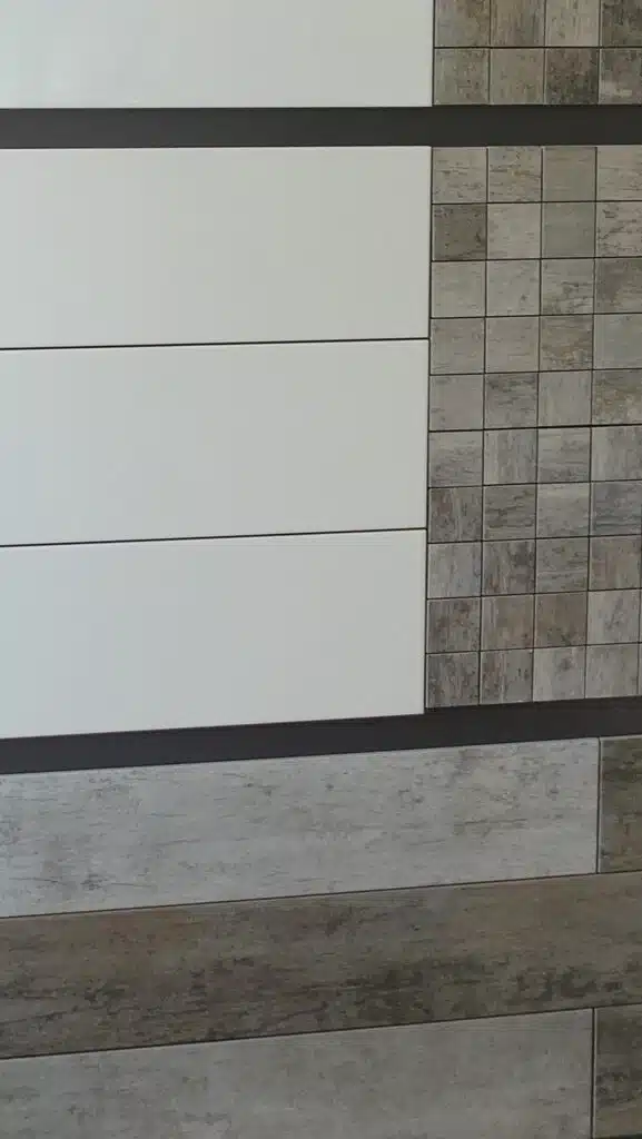 tegels in de showroom